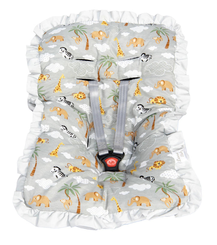 Capa De Bebê Conforto Mt - Floresta Cinza