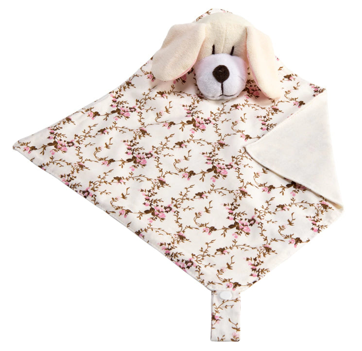 Naninha C/ Porta Chupeta - Floral Rosa