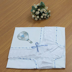 MANTA DE PIQUET C/ LASIE 100% ALGODÃO - BALÃO