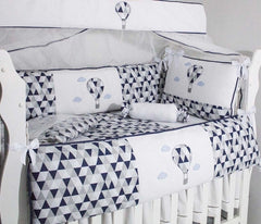 KIT DE BERÇO GLAMOUR 09 PEÇAS - BALÃO