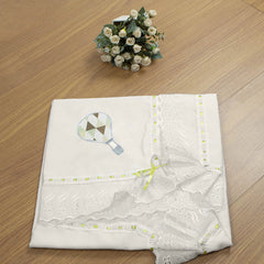 MANTA DE PIQUET C/ LASIE 100% ALGODÃO - BALÃO