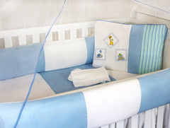 KIT KIDS COM MOSQUITEIRO COMUM 07 PEÇAS - BICHINHOS