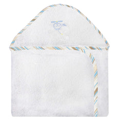 TOALHA COM CAPUZ BORDADA - HELICÓPTERO