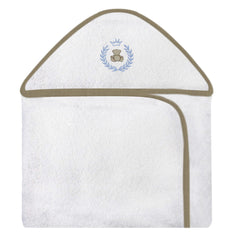 TOALHA COM CAPUZ BORDADA - THED AZUL