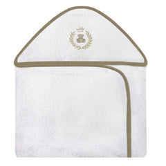 TOALHA COM CAPUZ BORDADA - THED CAQUI