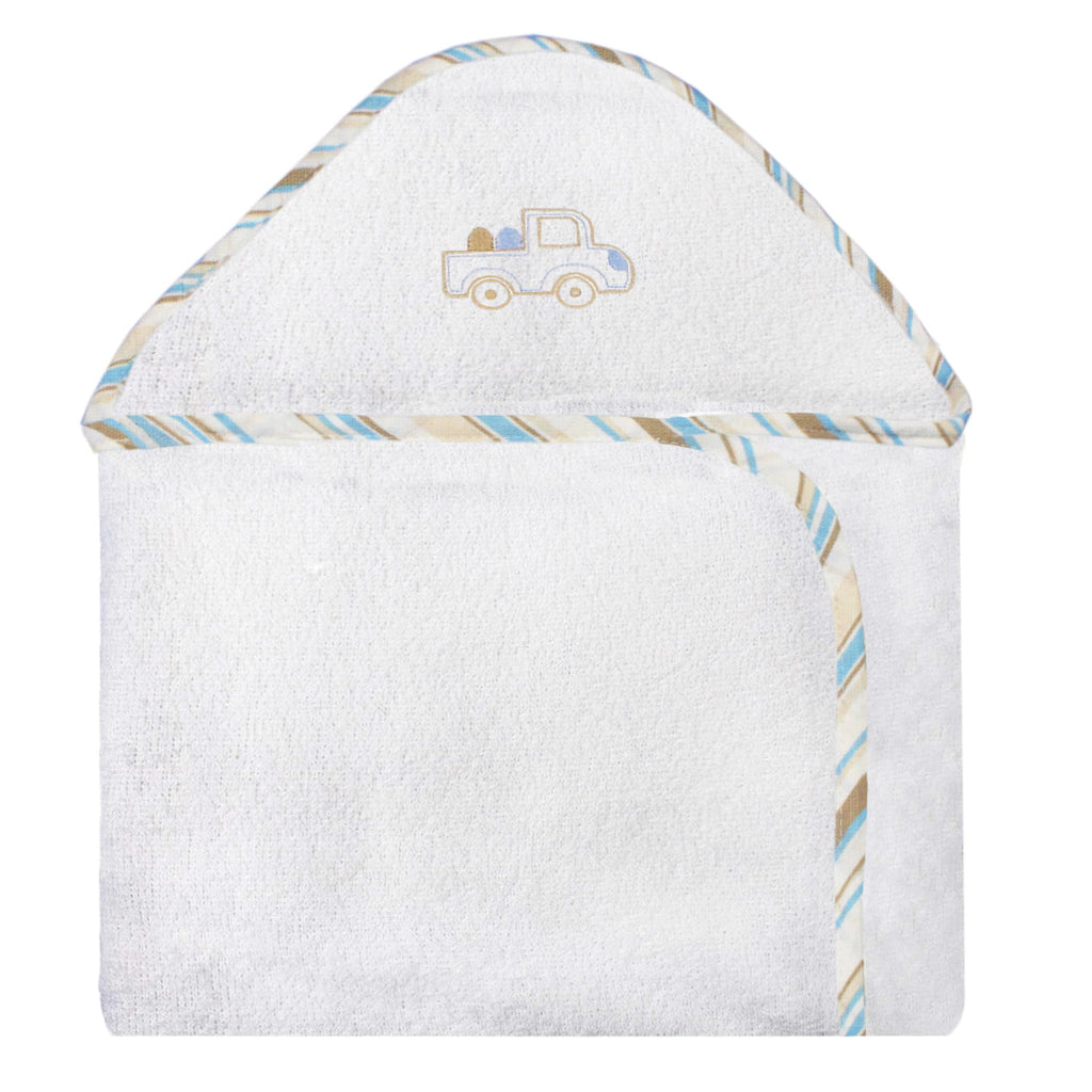 TOALHA COM CAPUZ BORDADA - TRANSPORTE CAMINHÃO