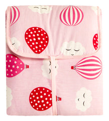 Trocador Portátil C/ Bolsos Internos - Balão Pink