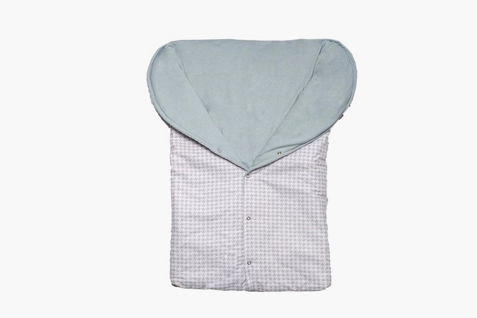 Saco De Dormir 100% Algodão - Poule Cinza