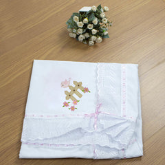 MANTA DE PIQUET C/ LASIE 100% ALGODÃO - CAMPONESA