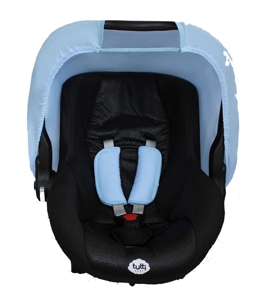 CONJUNTO CAPOTA SOLAR + PROTETOR DE CINTO - AZUL BEBÊ