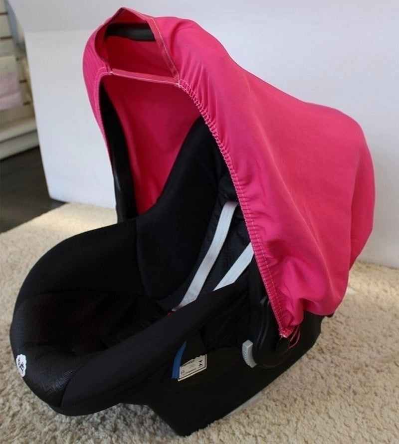 CONJUNTO CAPOTA SOLAR + PROTETOR DE CINTO - PINK