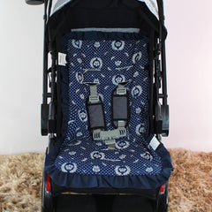 Capa De Carrinho Mt - Nobreza Marinho Com Cinza