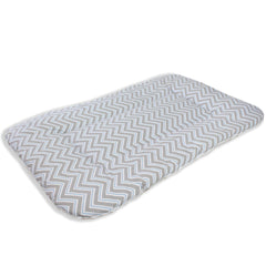 COLCHONETE PORTÁTIL C/ MOSQUETEIRO - CHEVRON AZUL