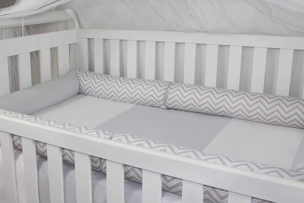 KIT ROLO - 06 PÇS - CHEVRON AZUL