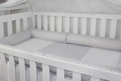 KIT ROLO - 06 PÇS - CHEVRON AZUL