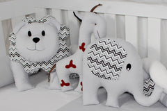 KIT DE BERÇO DUO - CHEVRON PRETO