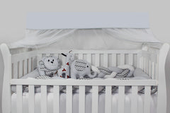 KIT DE BERÇO DUO - CHEVRON PRETO