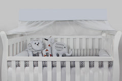 KIT DE BERÇO ROLL - CHEVRON PRETO