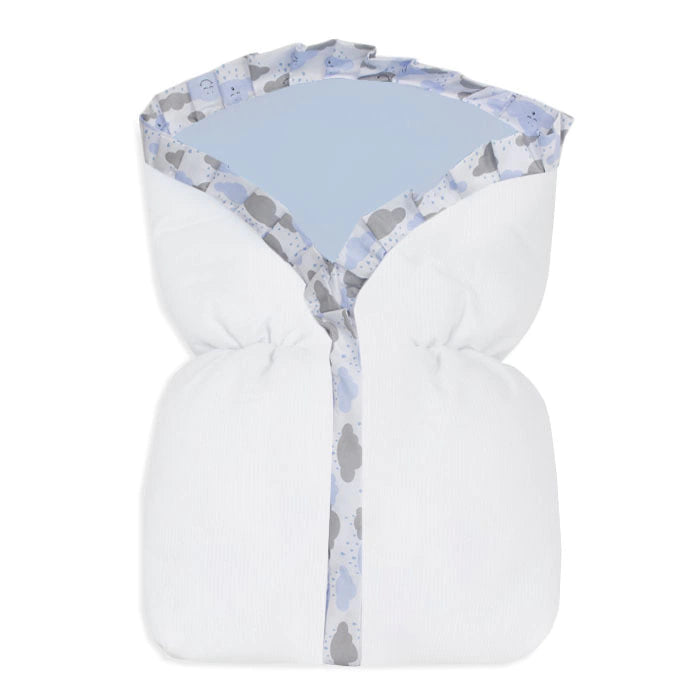 SACO DE BEBÊ - CHUVA DE BENÇÃO AZUL