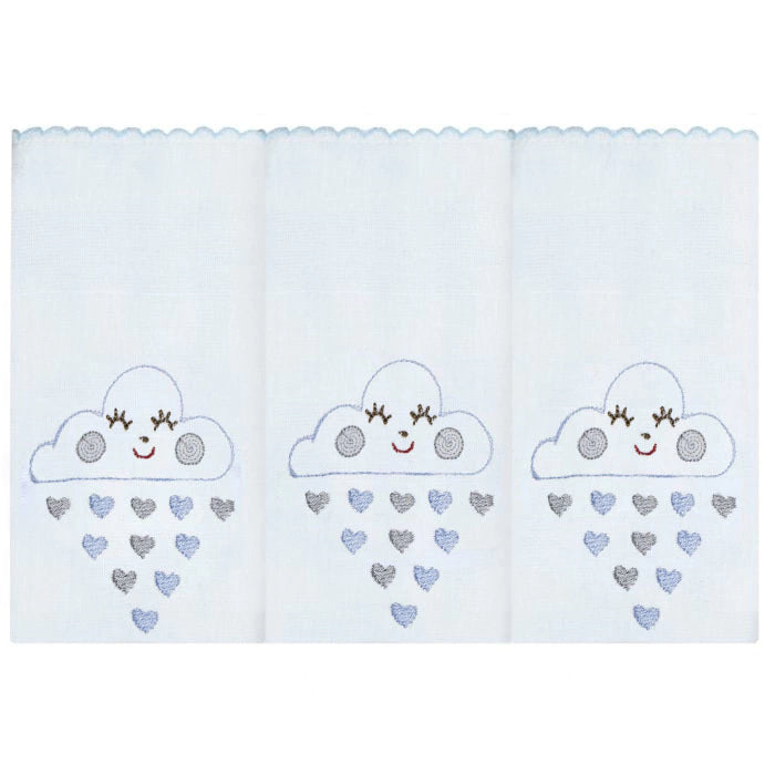 FRALDA DE OMBRO - CHUVA DE BENÇÃO AZUL