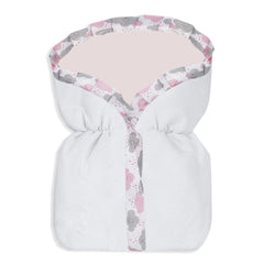 SACO DE BEBÊ - CHUVA DE BENÇÃO ROSA