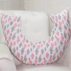 ALMOFADA DE AMAMENTAÇÃO - CHUVA DE BENÇÃO ROSA