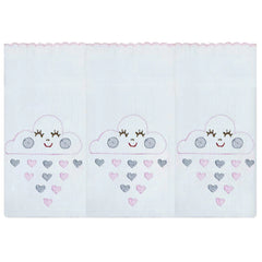 FRALDA DE OMBRO - CHUVA DE BENÇÃO ROSA