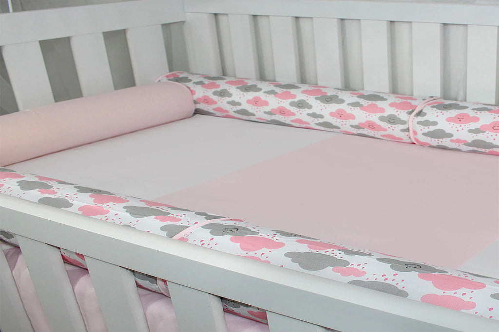 KIT ROLO - 06 PÇS - CHUVA DE BENÇÃO ROSA