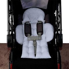 COLCHONETE PARA BEBÊ CONFORTO E CARRINHO - CINZA