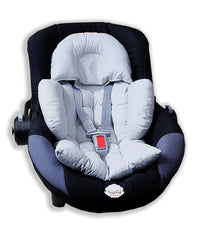 COLCHONETE PARA BEBÊ CONFORTO E CARRINHO - CINZA