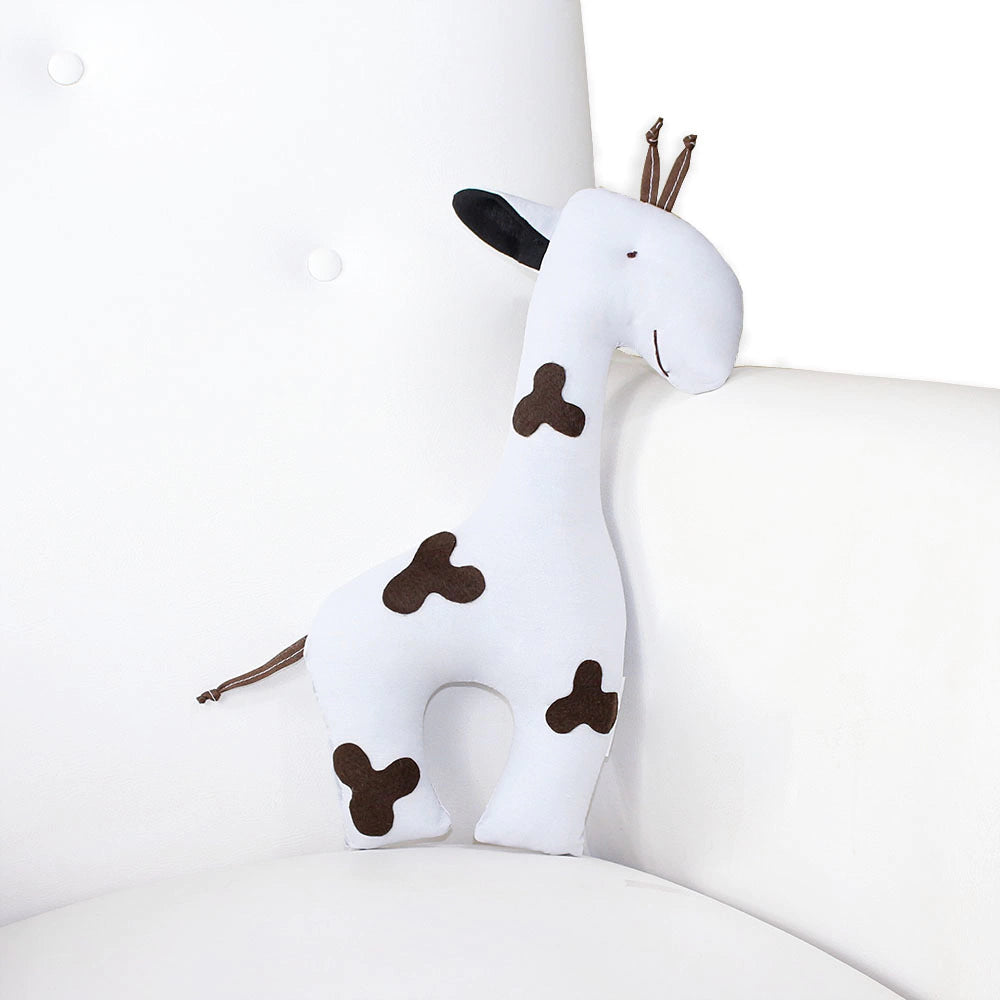 ALMOFADA DECORATIVA - GIRAFA CINZA