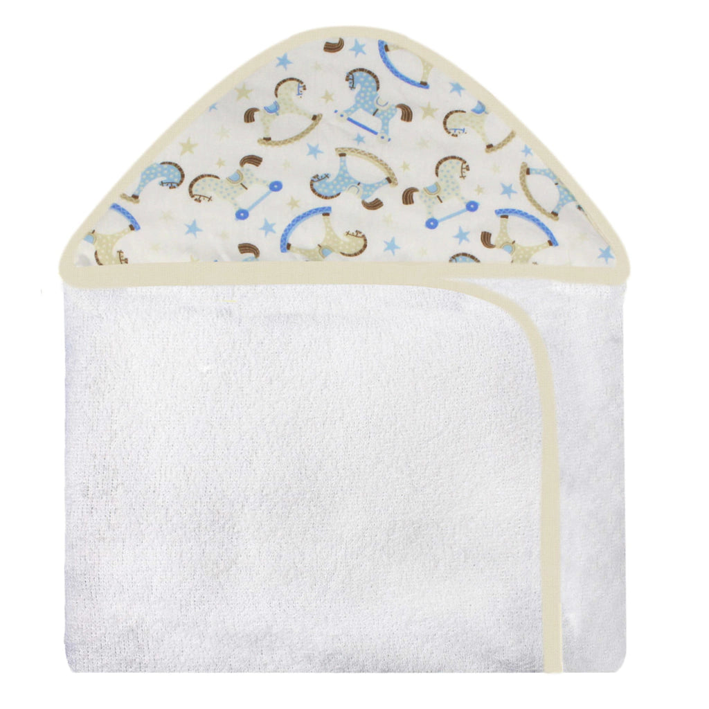 TOALHA COM CAPUZ ESTAMPADA - CAVALINHO