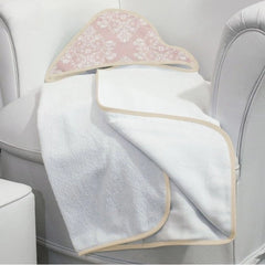 TOALHA COM CAPUZ ESTAMPADA - PROVENÇAL ROSÊ