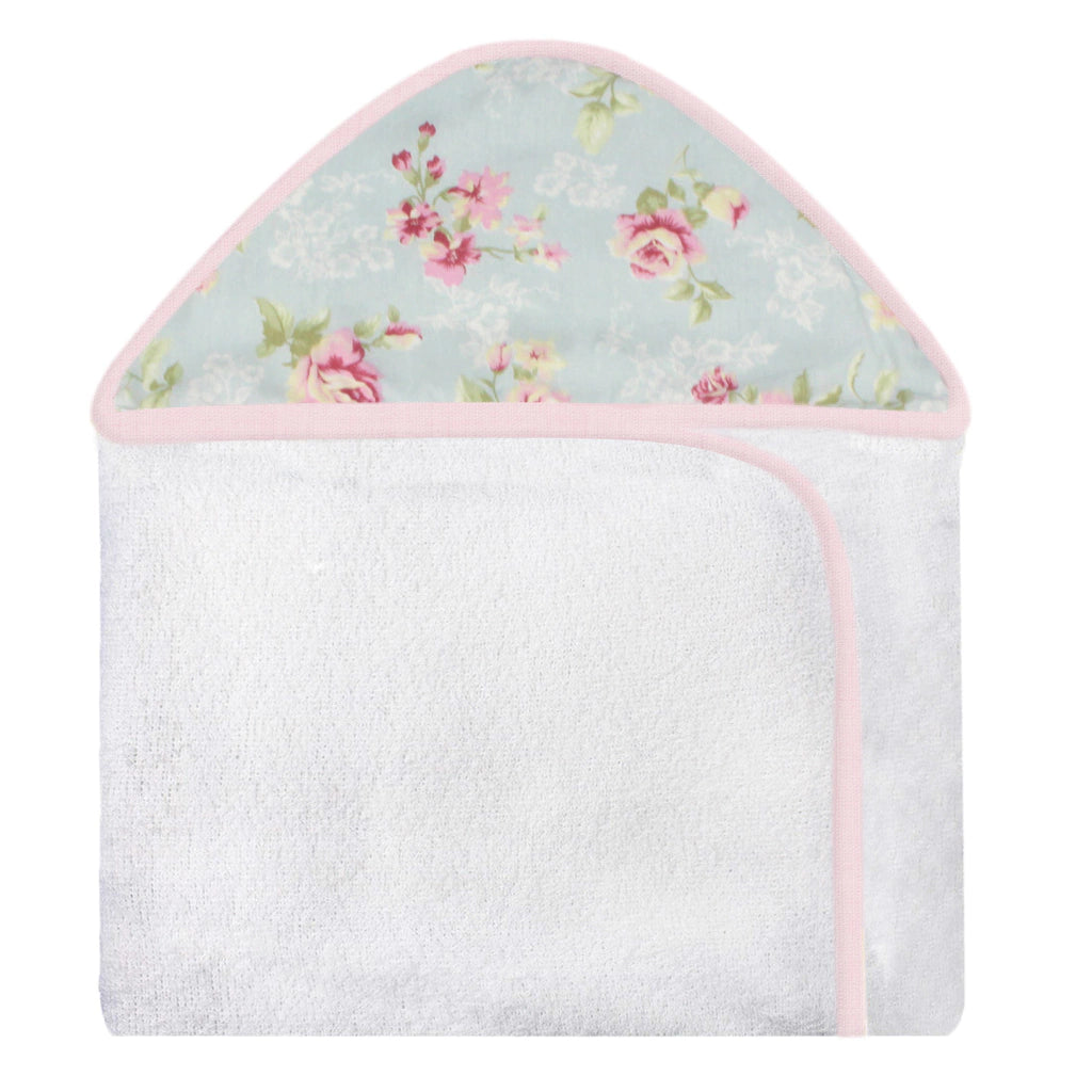 TOALHA COM CAPUZ ESTAMPADA - URSA REALEZA FLORAL