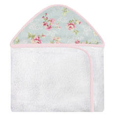 TOALHA COM CAPUZ ESTAMPADA - URSA REALEZA FLORAL