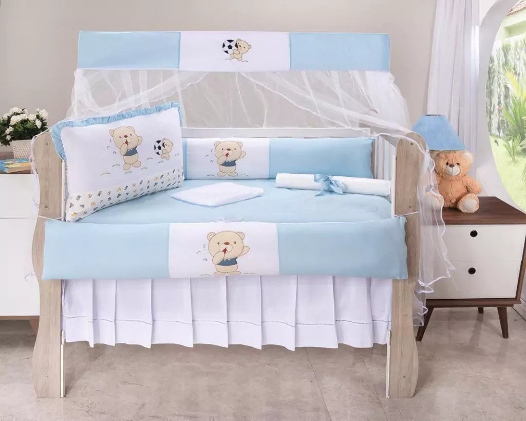 Kit De Berço Aconchego 10 Peças - A Hora Do Jogo