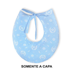 Capa De Almofada Amamentação Mt - Nobreza Azul Bebê