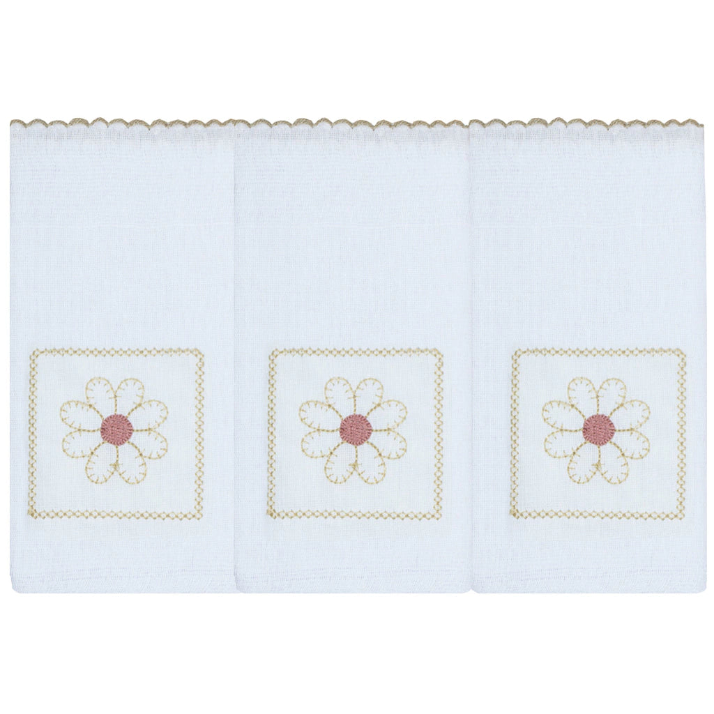 FRALDA DE OMBRO - FLORAL FERRUGEM