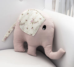 ALMOFADA DECORATIVA ELEFANTE - FLORAL