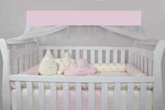 KIT DE BERÇO ROLL - FLORAL ROSA