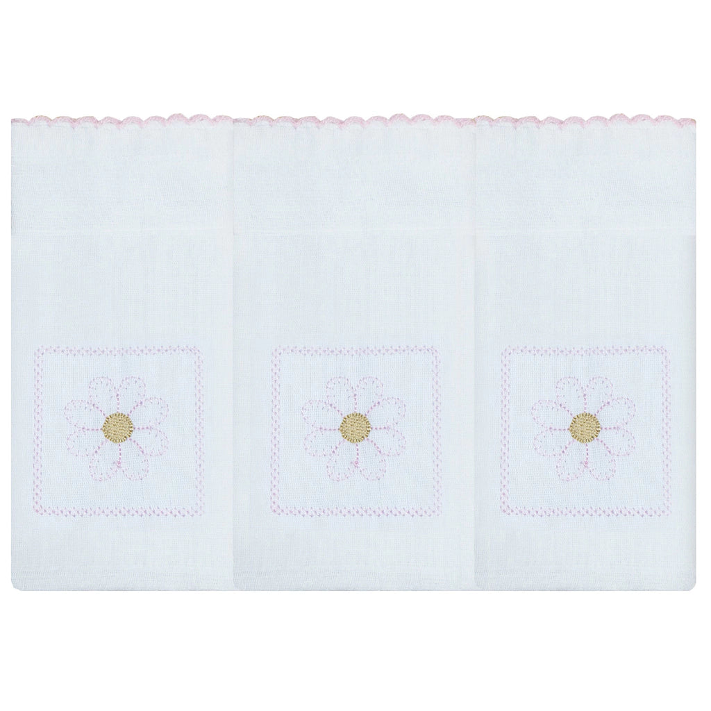 FRALDA DE OMBRO - FLORAL ROSA