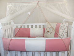 KIT KIDS COM MOSQUITEIRO COMUM 07 PEÇAS - GAIOLA FERRUGEM