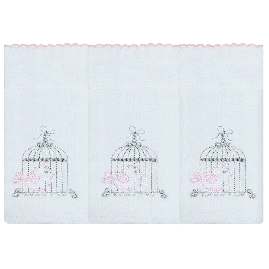 FRALDA DE OMBRO - GAIOLA ROSA