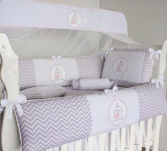 KIT DE BERÇO GLAMOUR 09 PEÇAS - GAIOLA