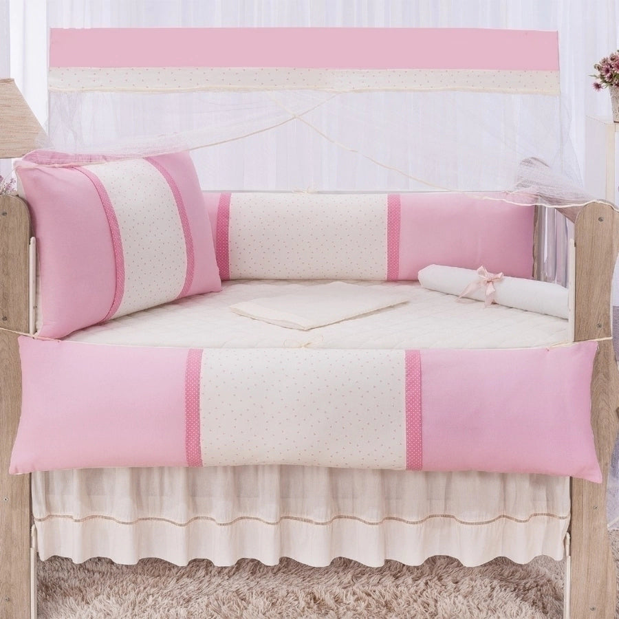 Kit berço americano glamour 100% algodão - Maria