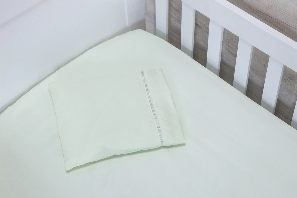 JOGO DE LENÇOL 3 PEÇAS BERÇO AMERICANO/NACIONAL - VERDE