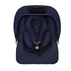 CONJUNTO COMPLETO BEBÊ CONFORTO - CAPOTA + APOIO + CAPA + PROTETOR DE CINTO AZUL MARINHO