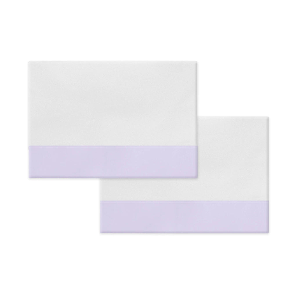 FRONHA ESTAMPADA - LILÁS COM BRANCO