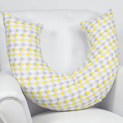ALMOFADA DE AMAMENTAÇÃO - LOSANGO AMARELO