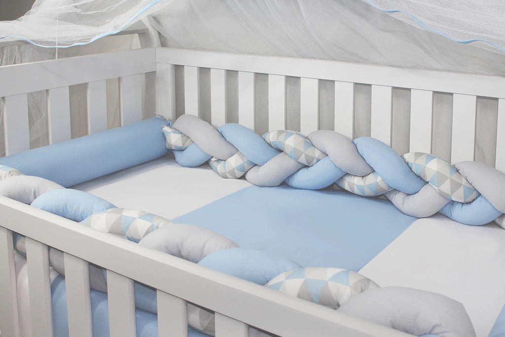 KIT DE BERÇO DUO - LOSANGO AZUL